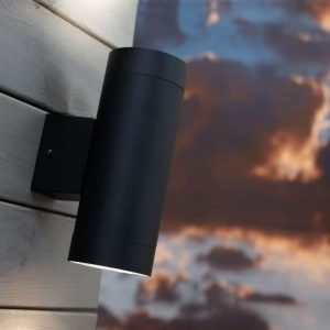 Seinävalaisin Tin Maxi 75x125x195 mm ylös/alas musta