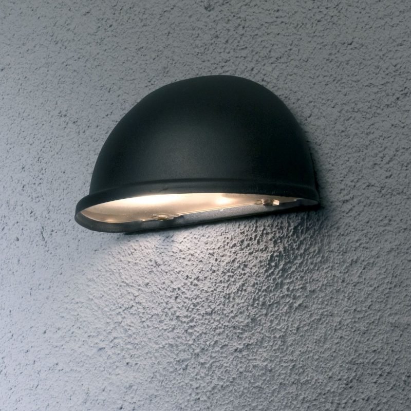 Seinävalaisin Torino 7325-750 200x105x100 mm alas musta