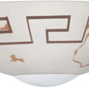 Seinävalaisin Twister 300x150 mm valkoinen/ruskea/kuvioitu