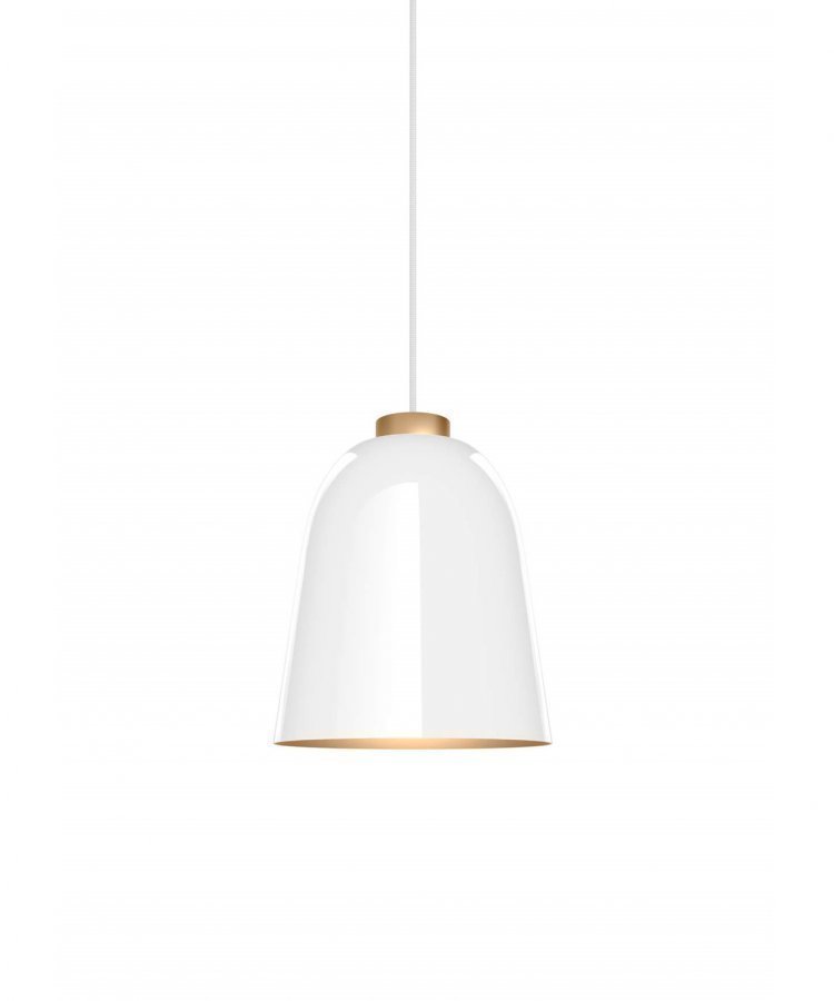 Shapes Summera Riippuvalaisin Medium Kiiltävä Valkoinen / Kulta
