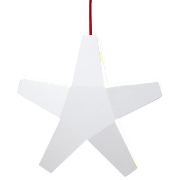 Smd Design Stjärna Tähti Valkoinen 600 Punainen Johto
