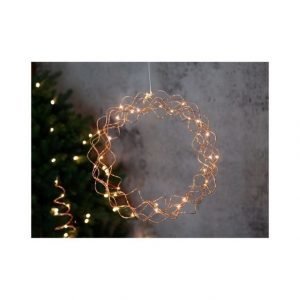 Star Curly Wreath Valokranssi Ø 30 Cm
