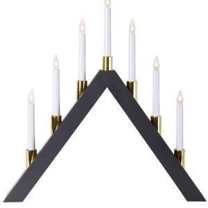 Star Trading Kynttilänjalka Halla Harmaa Messinki