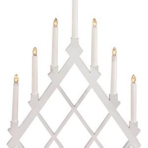 Star Trading Kynttilänjalka Rut Valkoinen