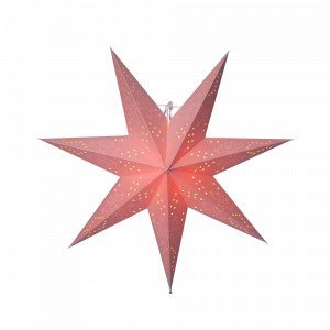 Star Trading Romantic Valotähti Roosa 54 Cm