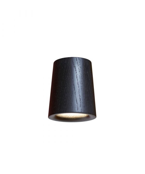 Terence Woodgate Solid Downlight Cone Alasvalo Black Stained Oak