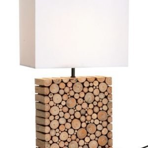 Timber Pöytävalaisin Iso Ruskea