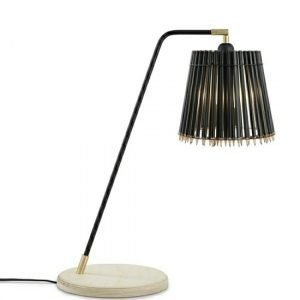 Tom Rossau Pencil Korkea Pöytävalaisin Musta / Musta