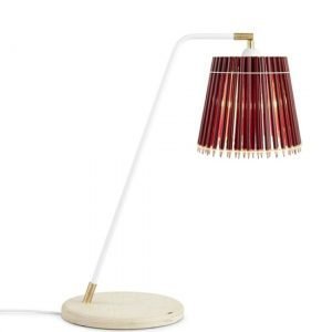Tom Rossau Pencil Korkea Pöytävalaisin Punainen / Valkoinen