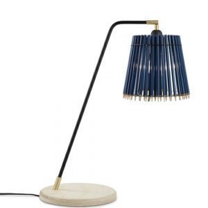 Tom Rossau Pencil Korkea Pöytävalaisin Sininen / Musta