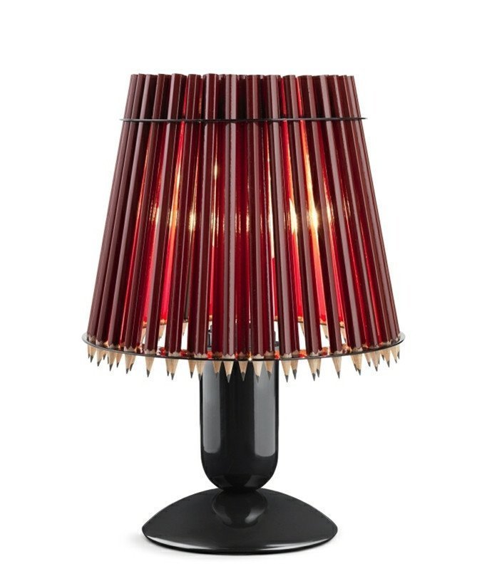 Tom Rossau Pencil Pöytävalaisin Punainen / Musta