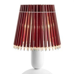 Tom Rossau Pencil Pöytävalaisin Punainen / Valkoinen