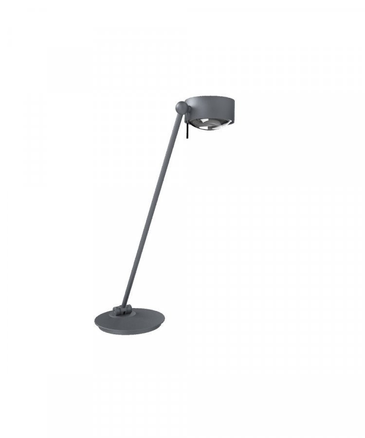 Top Light Puk Maxx Single Led Pöytävalaisin Matta Kromi