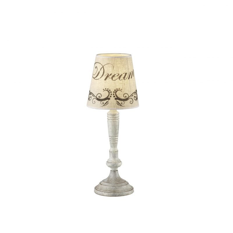 Trio Anna pöytävalaisin 1xE14 antiikkiharmaa