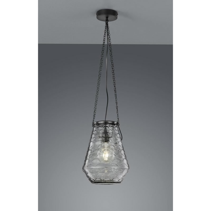 Trio Berta riippuvalaisin 1xE27 musta