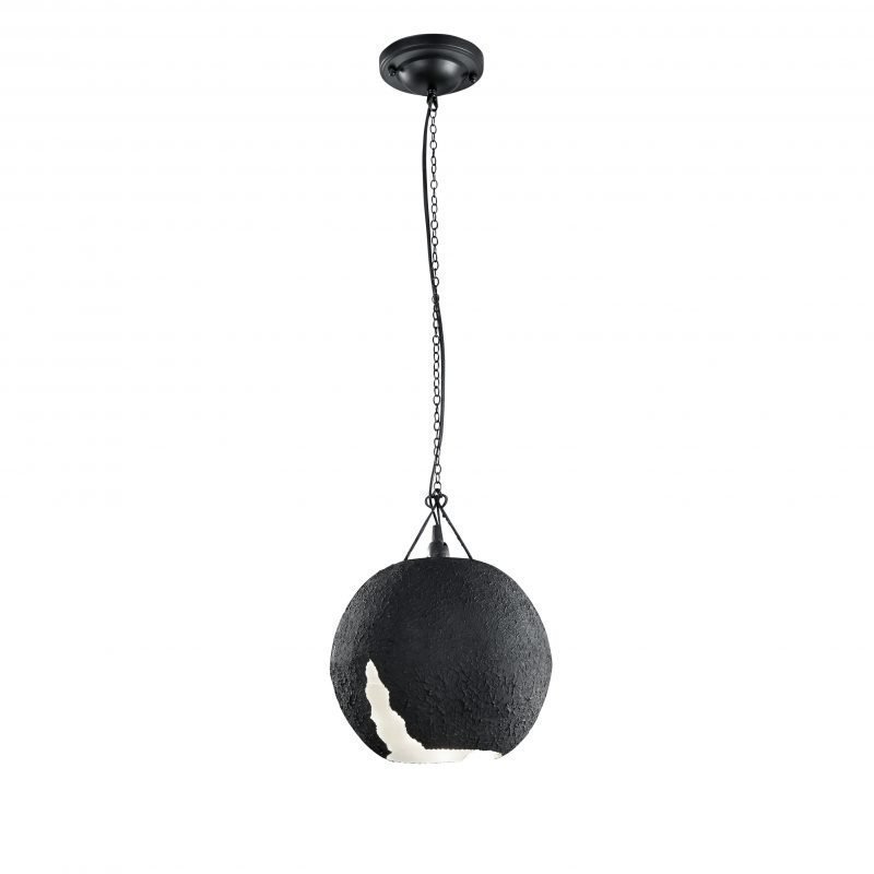 Trio Eva riippuvalaisin 1xE14 betoni musta/hopea