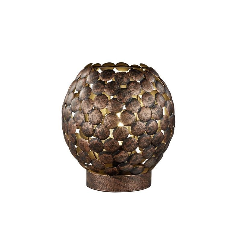 Trio Frieda pöytävalaisin 1xE14 antiikkikupari