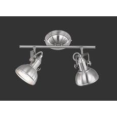 Trio Gina spotti 2-os. 2xE14 harjattu teräs (R80152007)