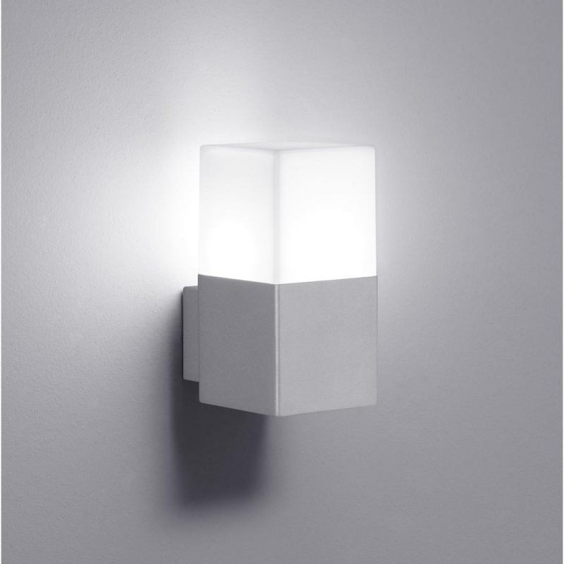 Trio Hudson Ulkoseinävalaisin Harmaa (ylösvalo)