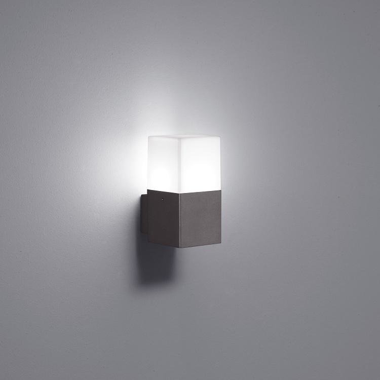 Trio Hudson Ulkoseinävalaisin Musta (ylösvalo)