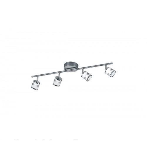 Trio LED Cassini kattovalaisin teräs 4 x 4