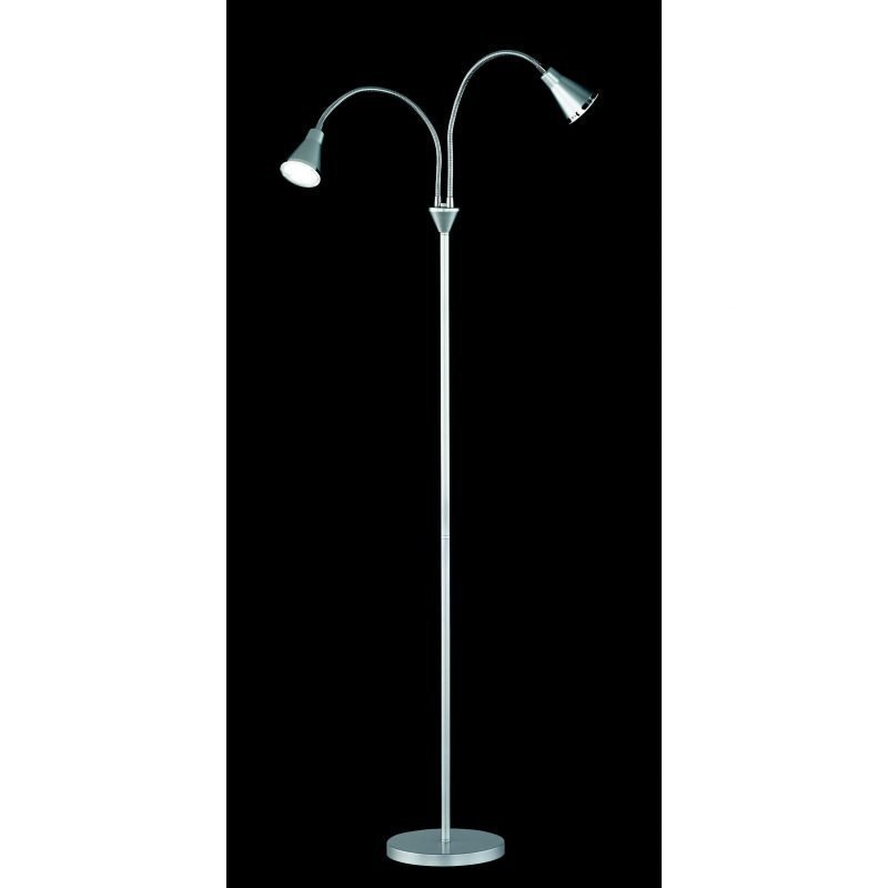 Trio LED lattiavalaisin ARRAS 3000K 2x5W 2x240 lm harmaa