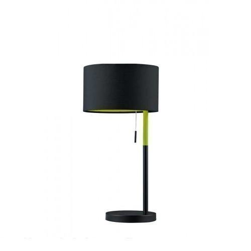 Trio Landor pöytävalaisin musta/vihreä E14 max. 40 W