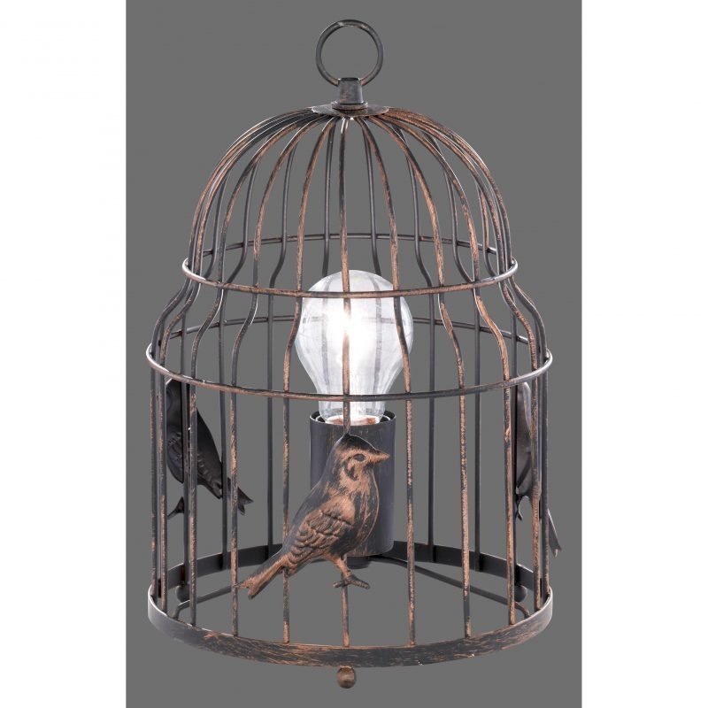 Trio Linnut pöytävalaisin (rustiikki)