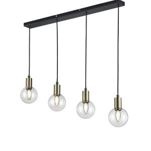 Trio Nacho Riippuvalaisin Mattamusta 4-Osainen