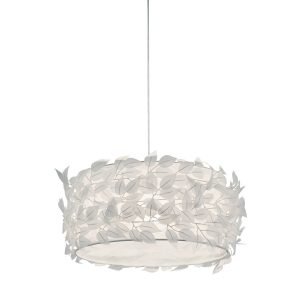 Trio Nest Riippuvalaisin Valkoinen 50 Cm