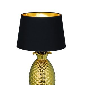 Trio Pineapple Pöytävalaisin Kulta / Musta
