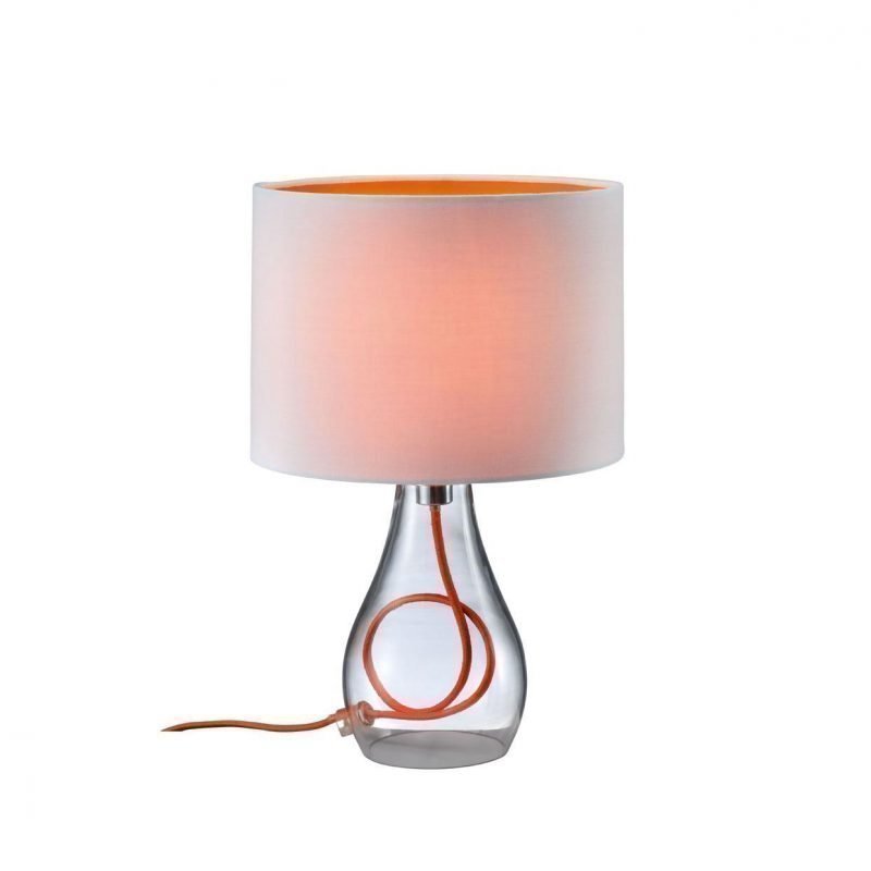 Trio Pöytävalaisin 5085 E14 valk/oranssi