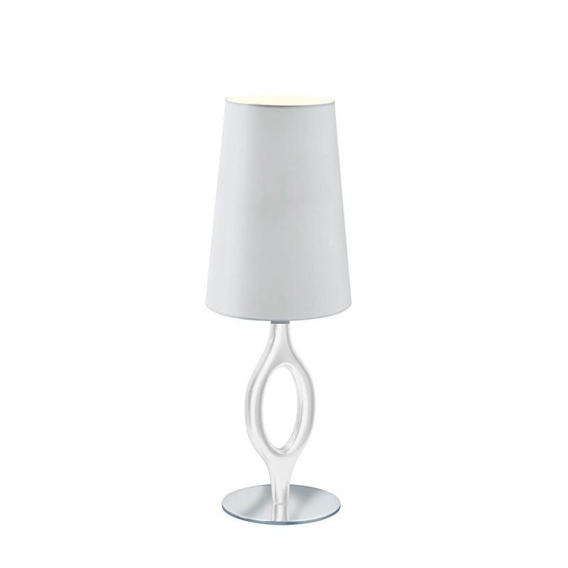 Trio Pöytävalaisin Florence E14 valkoinen