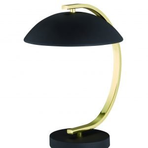 Trio Retro Pöytävalaisin Mattamusta