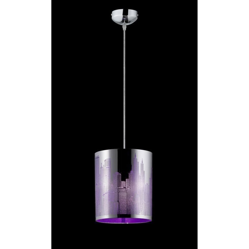 Trio Riippuvalaisin City 1 x E27 lila