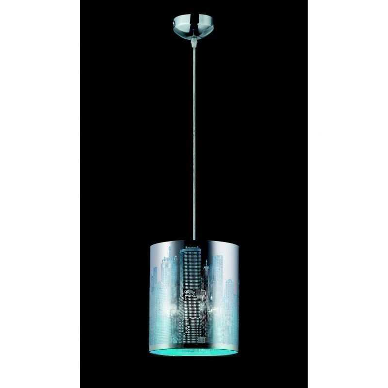 Trio Riippuvalaisin City 1 x E27 turkoosi