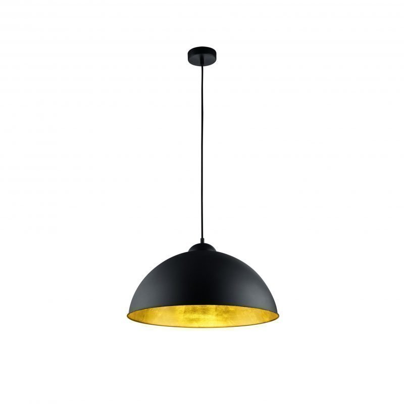 Trio Romino II riippuvalaisin 1xE27 mattamusta/kulta