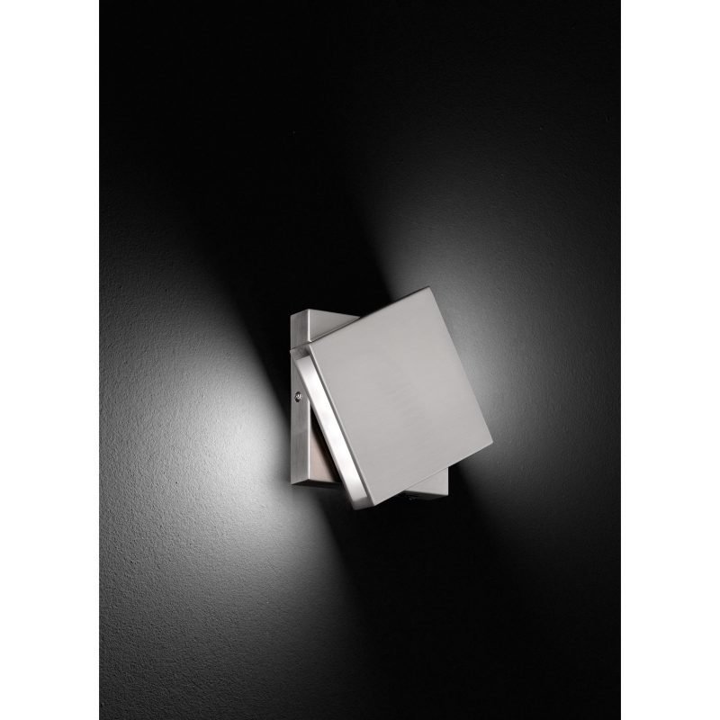 Trio Seinävalaisin Turno SMD-LED 2x5 W harjattu teräs