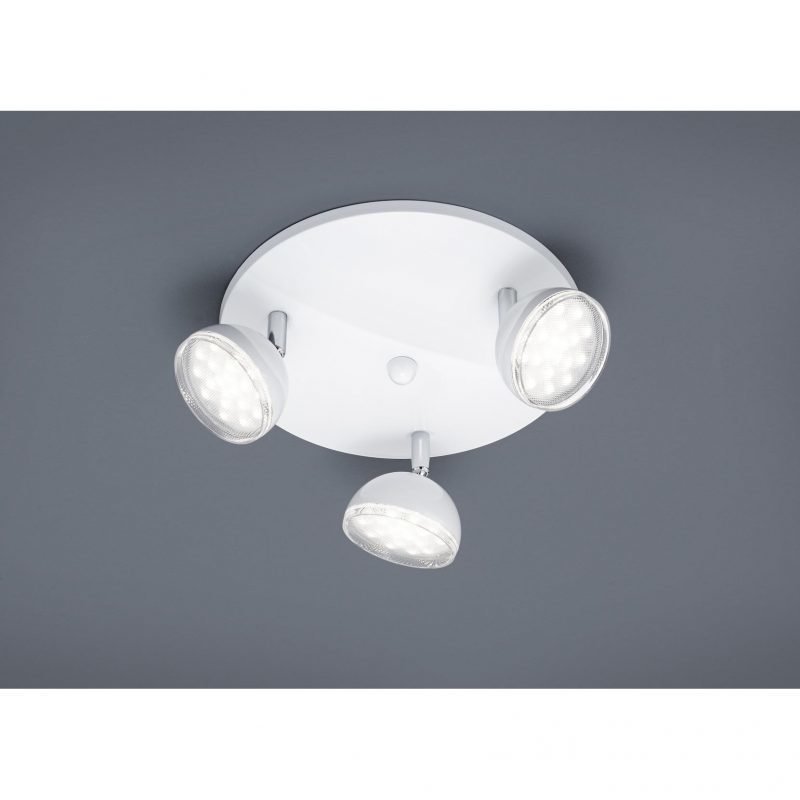 Trio Spotti Tondo 3-os. SMD-LED 3x3