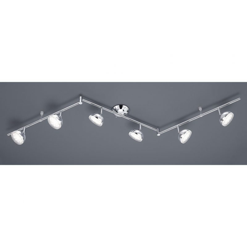 Trio Spotti Tondo 6-os. SMD-LED 6x3