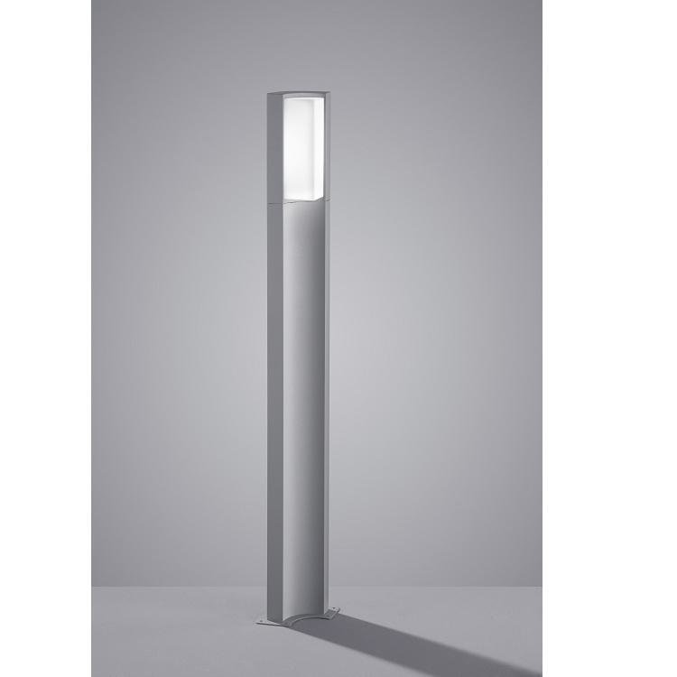 Trio Suez Pylväsvalaisin 110cm Harmaa