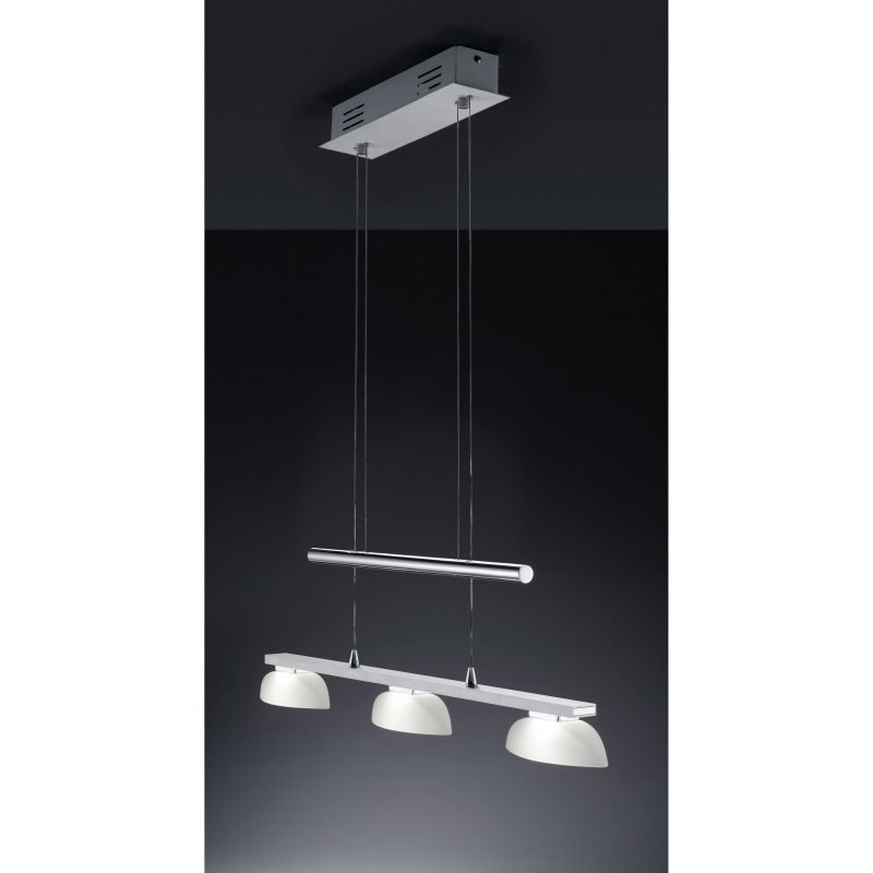 Trio riippuvalaisin 3-os. (harjattu alumiini)