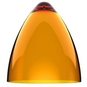Valaisinkupu Funk 27 Ø 270x300 mm läpinäkyvä oranssi