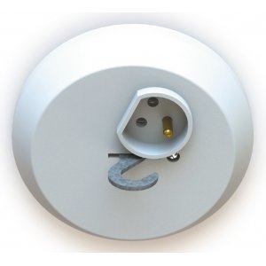 Valaisinpistorasia maadoitettu uppo/pinta