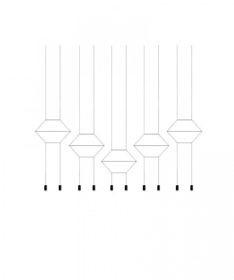 Vibia Wireflow Riippuvalaisin 0332