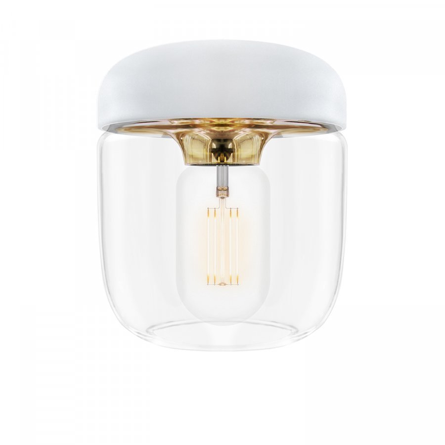 Vita Acorn Kattovalaisin Valkoinen / Messinki