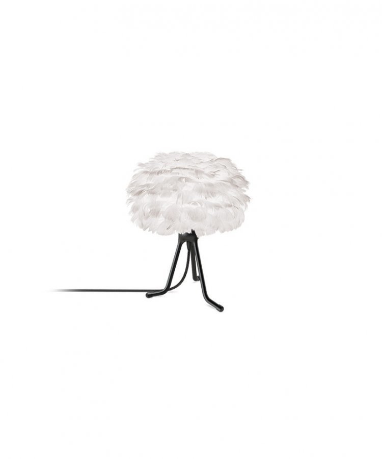 Vita Eos Micro Pöytävalaisin + Mini Jalka Valkoinen / Musta