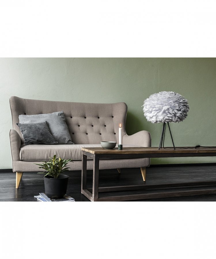 Vita Eos Pöytävalaisin Medium Harmaa / Musta