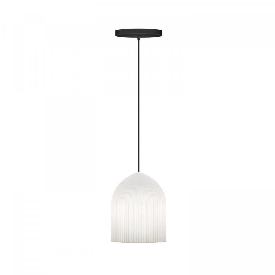 Vita Ripples Curve Lampunvarjostin Valkoinen