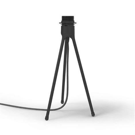 Vita Tripod Lampunjalka Pöytämalli Musta